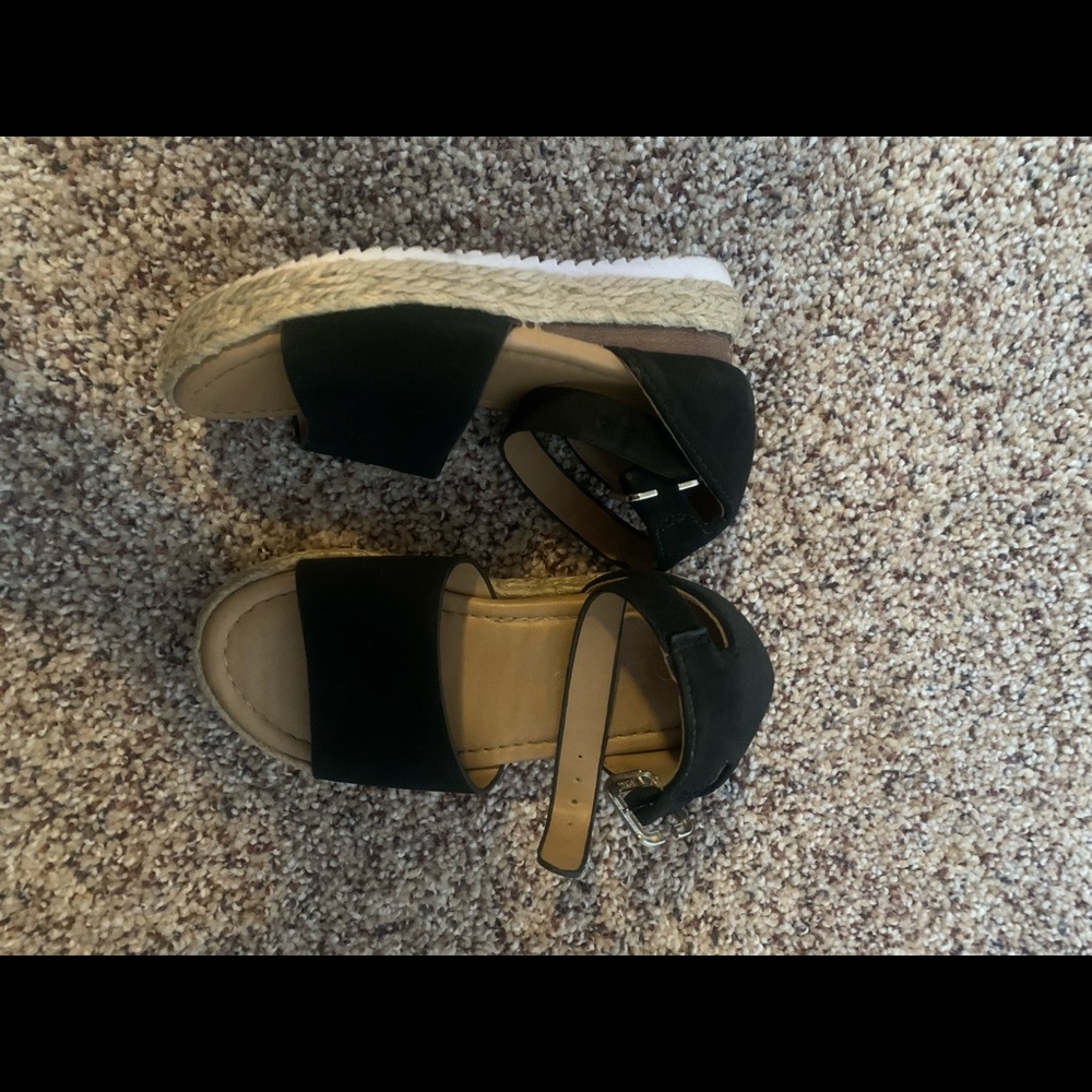 Black toddler espadrilles